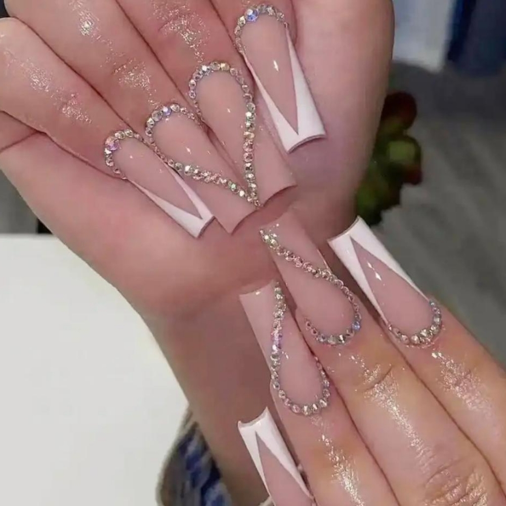 24 pcs Press on Long Fake Nails 💅